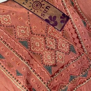 Cotton beach cover-up or sundress